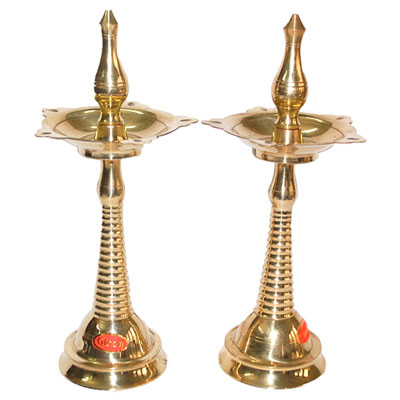 "Brass Kerala Deep Pair  Big -004 - Click here to View more details about this Product